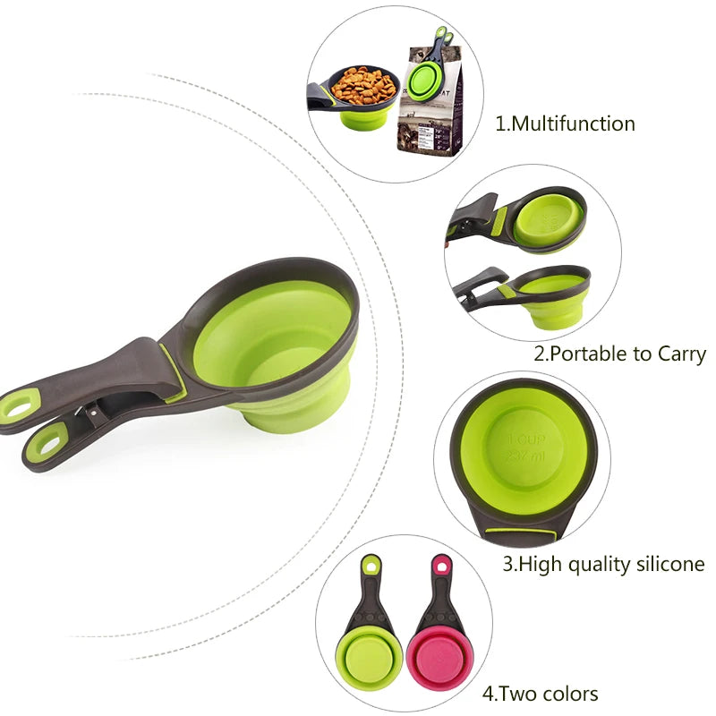 Portable Silicone Pet Feeder Bowl