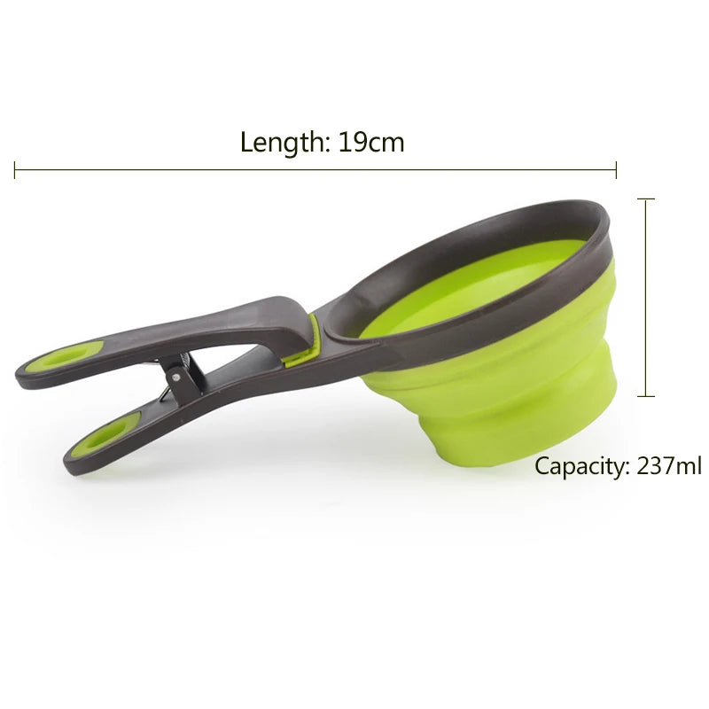 Portable Silicone Pet Feeder Bowl