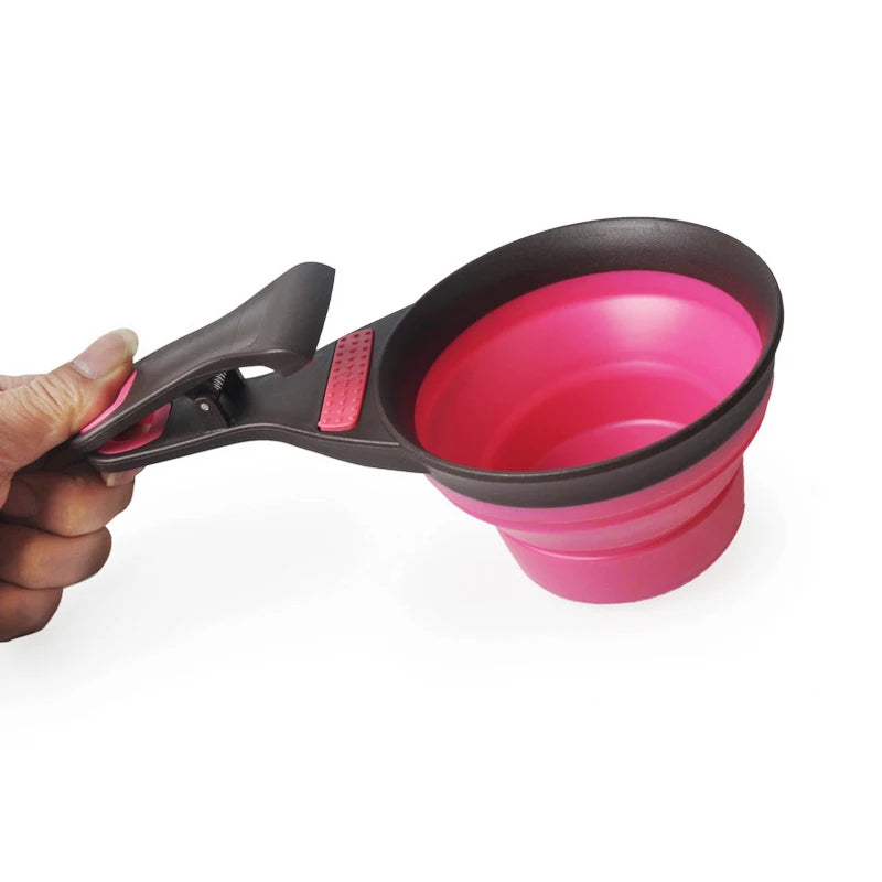 Portable Silicone Pet Feeder Bowl